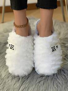 Dép đi trong nhà tuổi teen - trắng - Xem 6