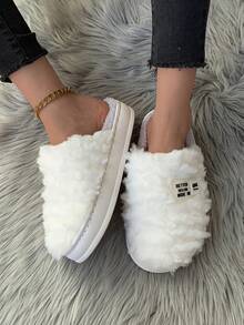 Dép đi trong nhà tuổi teen - trắng - Xem 5