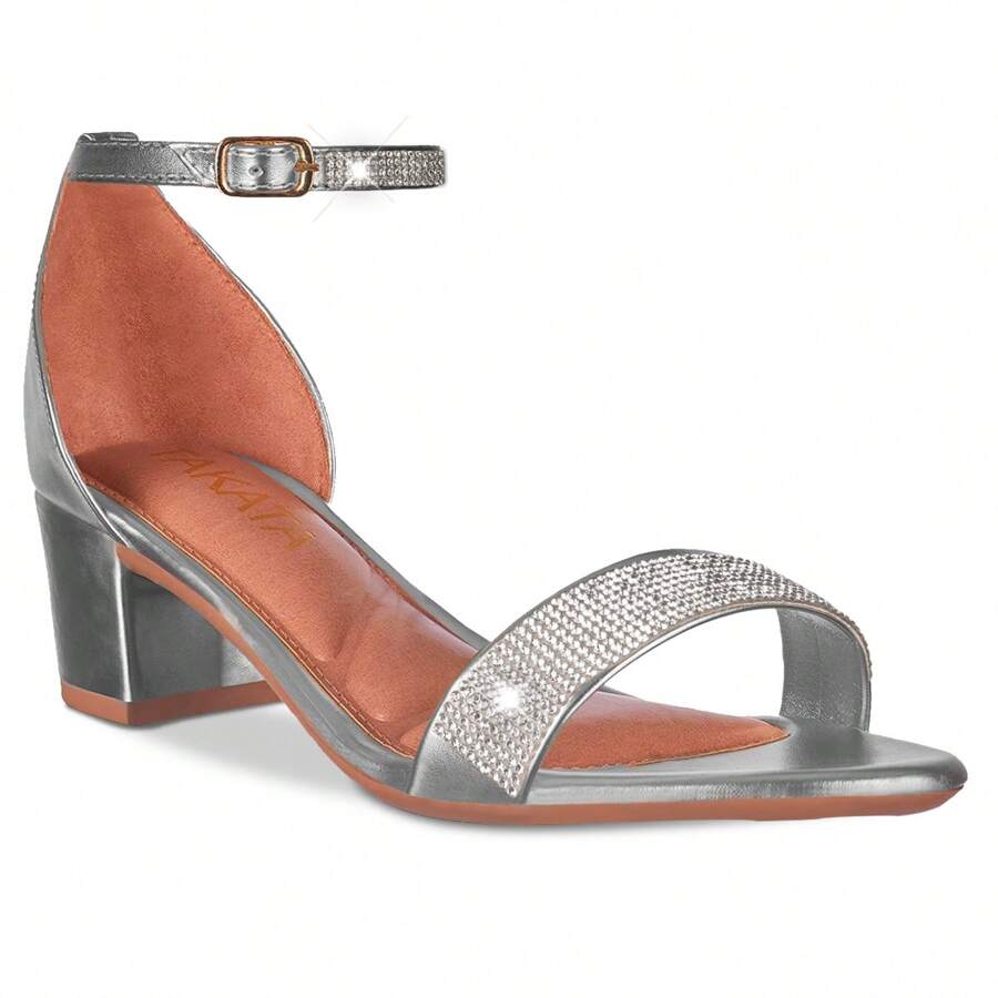 Takata Women Heeled Sandals - 銀色 - 查看 1