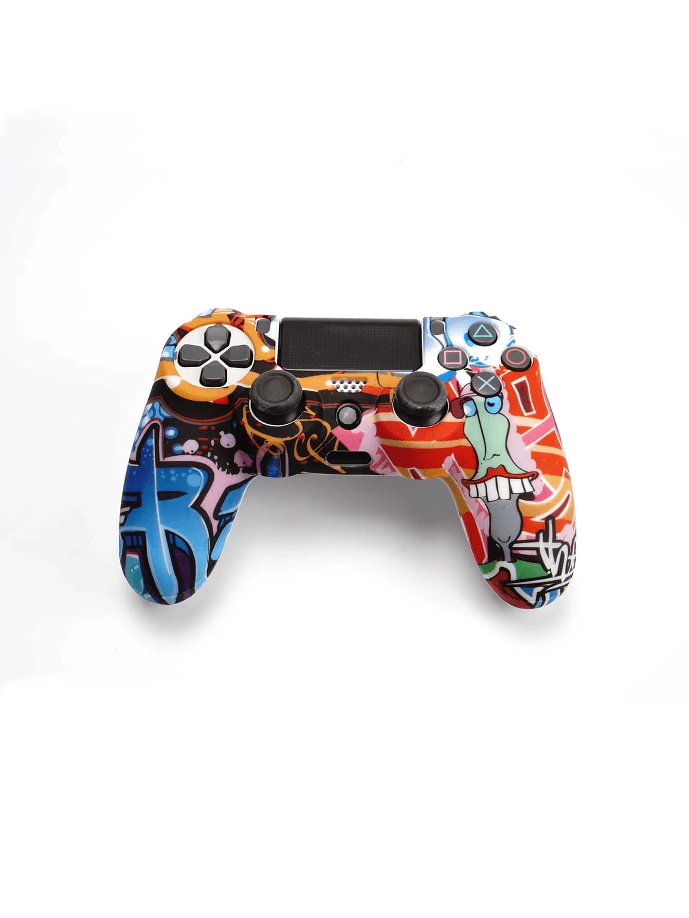 Carcasa Protectora De Silicona Para Controlador Ps4 - Multicolor - Ver 1
