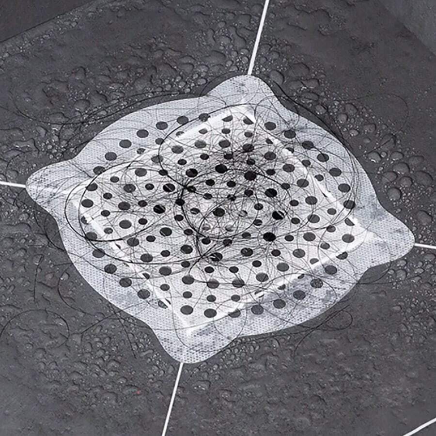 Adhesivo De Drenaje De Piso Desechable De Color Blanco - Blanco - Ver 1