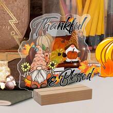 1組亞克力材質南瓜小矮人桌面/車上裝飾飾品