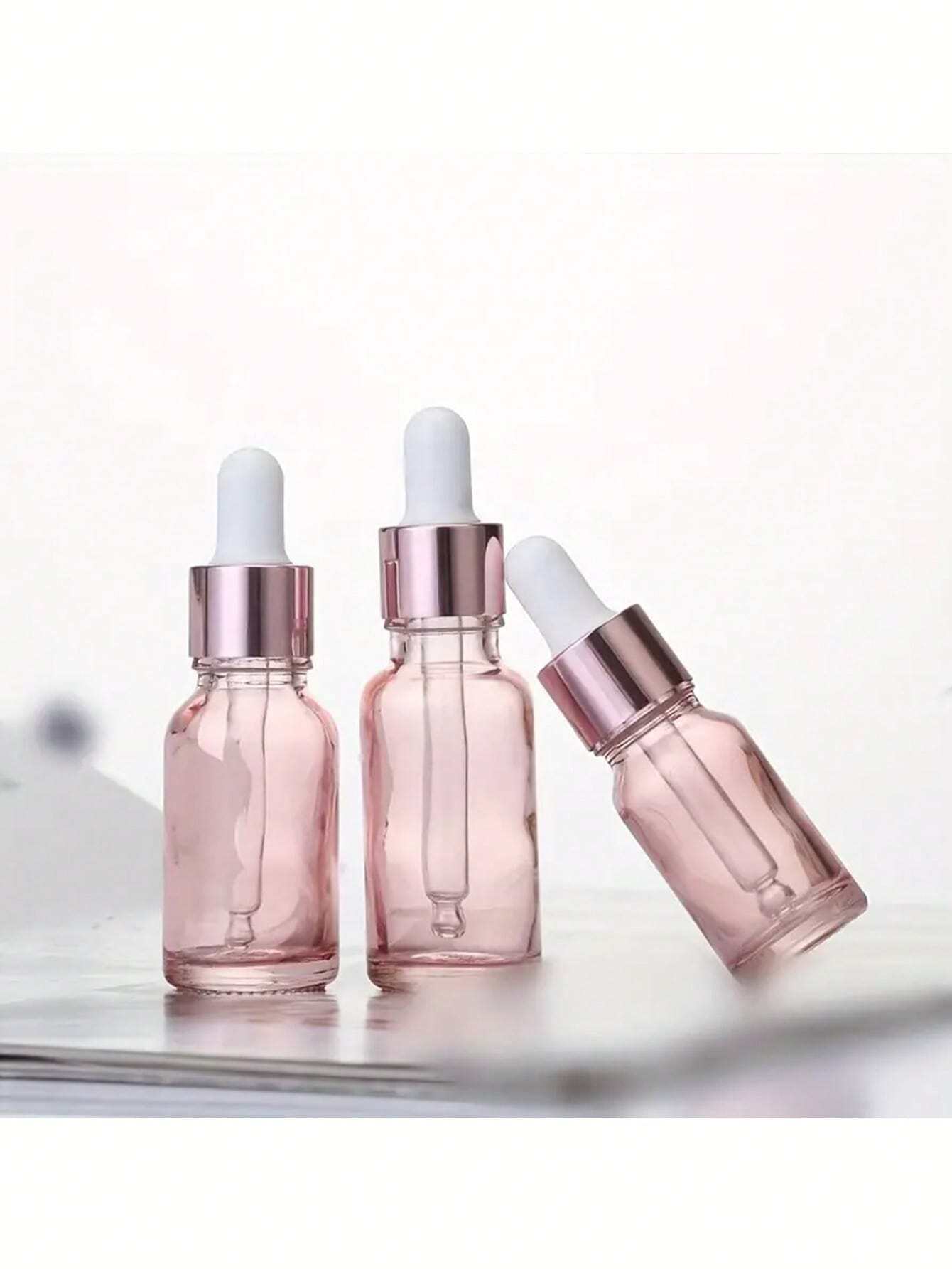 5 Bouteilles Compte-Gouttes Vides 60 Ml - Plastique Transparent | Capuchon Sécurité Enfant