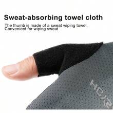 中性款半指快干透氣騎行手套,適用於駕駛、釣魚和騎行運動手套