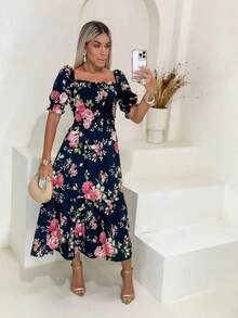 Women Dresses - Đỏ và đen - Xem 3