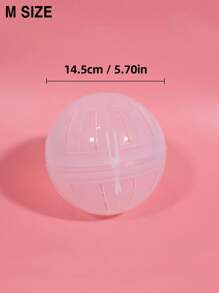 Hamster Exercise & Stress Relief Training Toy Hamster Running Ball - White - View 6