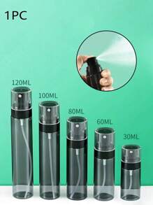 Cylindrical Bottle Disinfectant Cosmetic Hydration Spray Bottle Portable & Removable Press Type Spray Bottle For Student Travel Outdoor Vacation Packing - Black and White - View 1