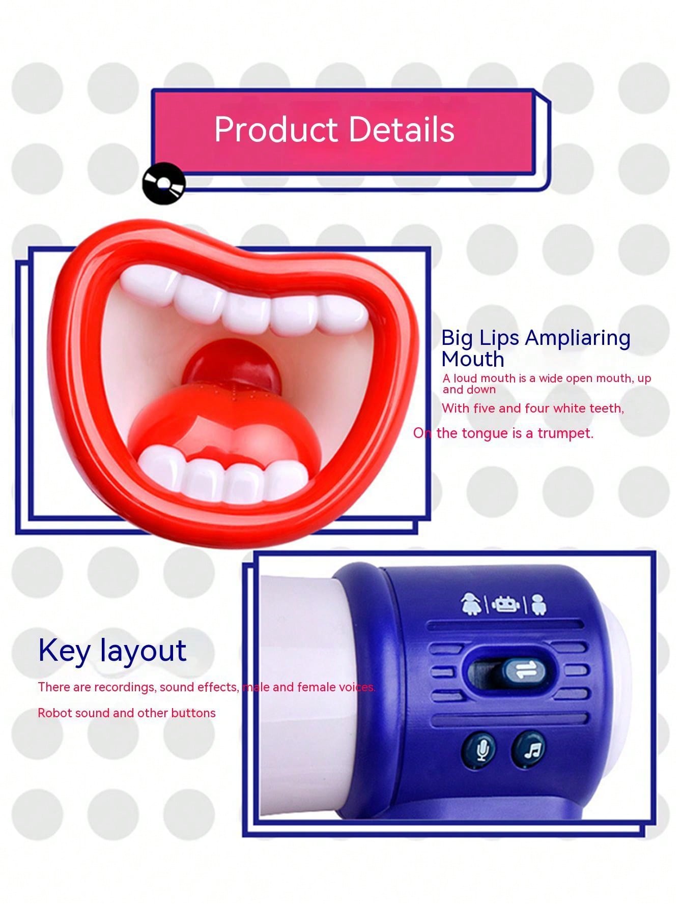 Novelty Voice Changer With Loudspeaker, Recording And Creative Prank
