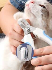 Universal Straight Handle Stainless Steel Nail Clipper Set For Cats And Dogs - Multicolor - View 3