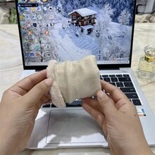 女冬季手套,雙層加厚防風保暖手套,時尚休閒戶外活動