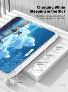 1 Miếng Cổ điển Màu thuần Creative Trong suốt Trở lại Che phủ & Trắng Mặt trước Che phủ Thiết kế 3 Gấp lại 2 Ủng hộ Chế độ Thông minh Loại vỏ Với Ngăn đựng bút chì , Đóng từ tính Chức năng , Chống sốc & Bền chặt , TPU Viên thuốc Lớp bảo vệ In 2 Cổ điển Màu sắc Tương thích với , , , 9.7 , 10,2 , 10.5 , 10.9 , 11 , 12.9 , A8 Apple Và Samsung Khác nhau Lỗ Positions Đối với Khác nhau Màu sắc Sự khác biệt Đến Thật sự Sản phẩm - trắng - Xem 4