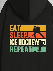 男孩的時尚印花圓領運動衫,適用於休閒、街頭穿著,適用於秋冬季節