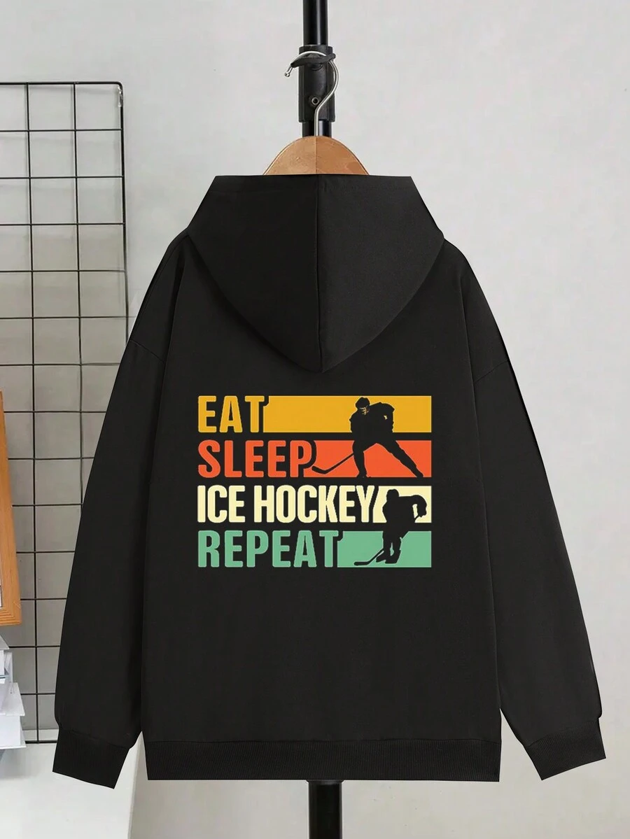 男孩的時尚印花圓領運動衫,適用於休閒、街頭穿著,適用於秋冬季節