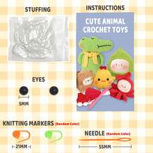 Diy可愛的藍色水母鉤針套件,配有逐步指導視頻教程,適合初學者編織動物套件,含鉤針、毛線布娃娃,是節日禮品和生日派對用品的創意禮物,適用於藝術和手工藝品家居裝飾 - 藏蓝色 - 查看 5