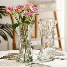 1pc Small Clear Glass Flower Vase - Clear - View 3