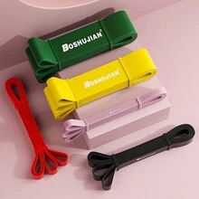 Orange Pilates Elastic Band For Exercise And Fitness - Orange - View 4