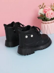 Chaussures Chelsea vintage à pédale extérieure à une jambe à la mode pour enfants