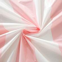 粉白條紋桌布 恐怖之夜裝飾 一次性黑白塑料桌布 黑白派對裝飾,適用於萬聖節,生日,野餐(54×108英寸)