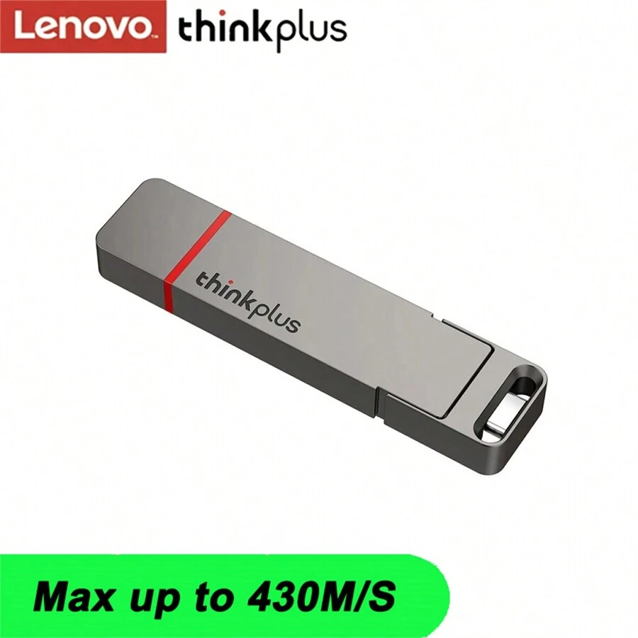 Thinkplus 1 件 Usb 隨身碟 128gb 256gb 512gb 1tb 2tb,usb 3.2 記憶棒筆式驅動器 Usb 棒鑰匙防水適用於 Pc 平板電腦筆記型電腦 Tu200 Pro,鋅合金