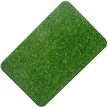 Thực tế Cỏ nhân tạo Tấm thảm Với TPR Cao su Đáy , Trắng Đối với Ban công Đồ trang trí - màu xanh lá - Xem 8