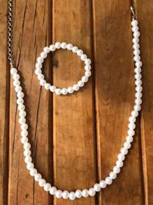 Men's Jewelry Sets - trắng - Xem 2