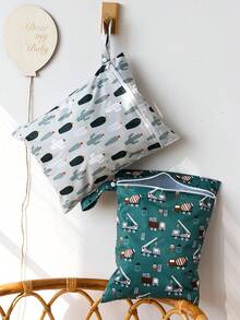 2PCS Waterproof  Wet Dry Bag Baby storage Bag - Multicolor - View 1