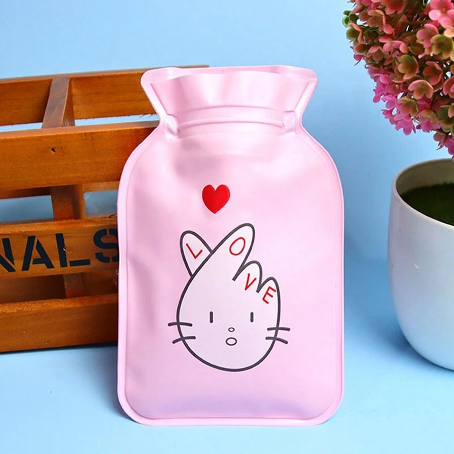 學生專用1個暖水袋,可隨身攜帶注水,用於暖胃、暖腳、暖手