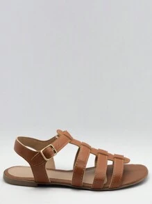 Women Flat Sandals - Lạc đà - Xem 2