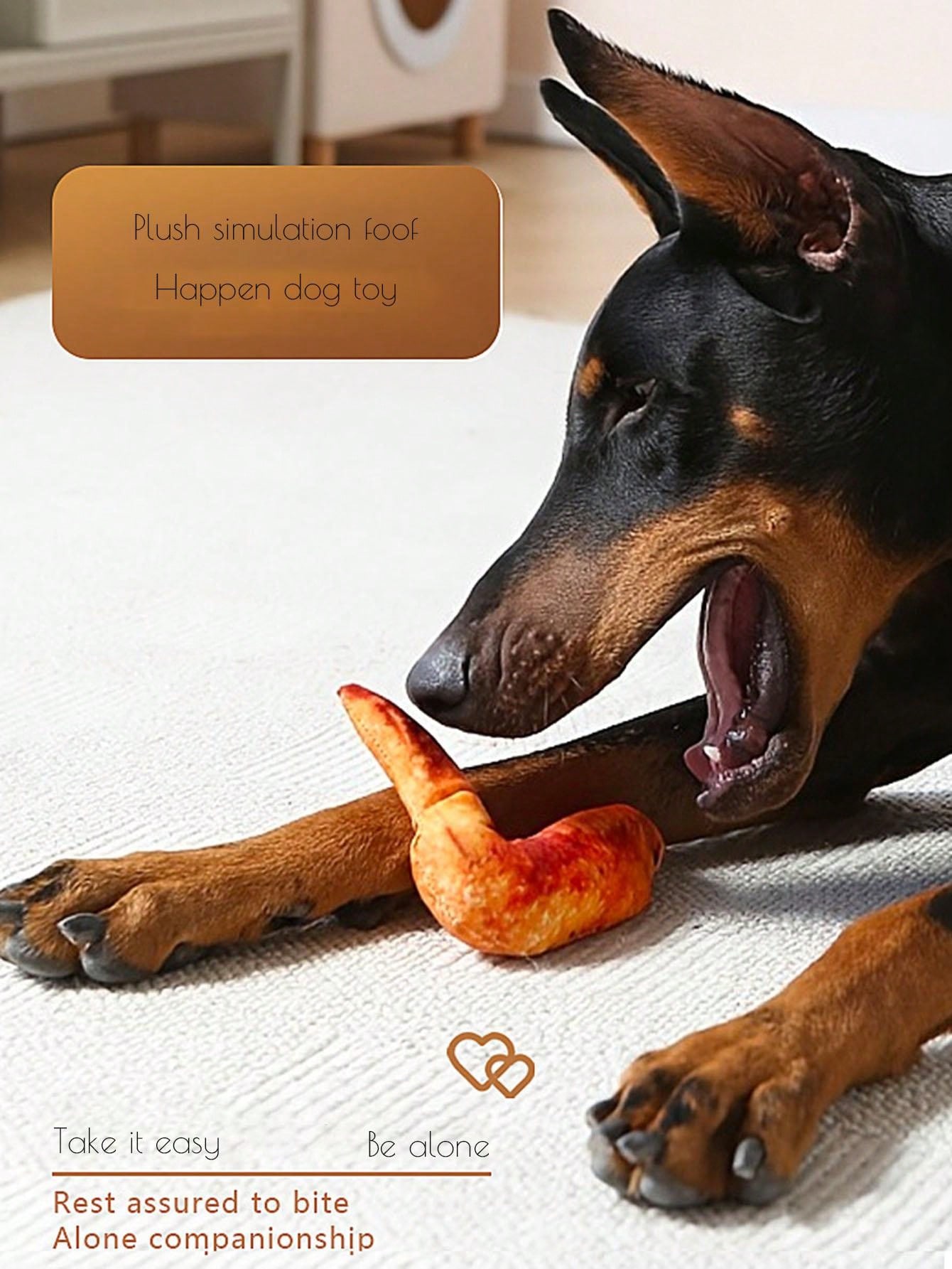 Pet Plush Toy Filled With Staple Food Material And Can Make Sound, For