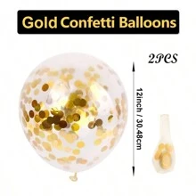 17 件白色和金色订婚派对装饰套装，包括 2 个 10 英寸金色心形铝箔气球、2 个 10 英寸白色心形乳胶气球、2 个 12 英寸金色亮片乳胶气球、2 个 12 英寸哑光白色乳胶气球、1 个 18 英寸白色心形铝箔气球、1 套 16 英寸 Mr&Mrs 铝箔气球、1 个 24 英寸大圆环铝箔气球和 1 套金色流苏纸质订婚横幅 - 杏色 - 查看 7