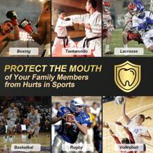 1pc Sports Mouthguard Suitable For Boxing, Football, Basketball, Taekwondo, Volleyball, Teeth Protector