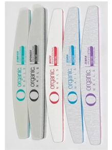Paquete de 5 Limas By Organic Nails - Blanco - Ver 1