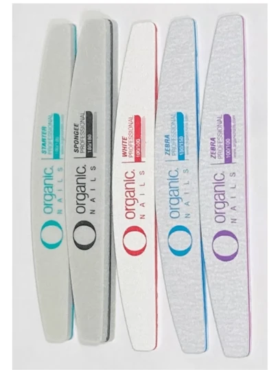 Paquete de 5 Limas By Organic Nails