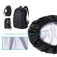 1 Pieza Funda Impermeable Para Mochila Exterior, Funda Portátil Para Lluvia De Mochilas, Equipo De Campamento - Negro - Ver 9