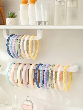 1pc Hairpin Hairband Organizer Rack Without Drilling Hair Clips Makeup Organizer
