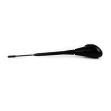 Antena Decorativa Universal Automotriz Base Redonda Negra - Negro - Ver 3