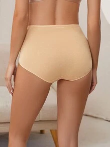 基本內褲,女性全覆蓋高腰柔軟短內褲,5件裝 - 彩色 - 查看 7