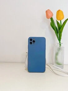 纯色迷你PU皮革单肩包，休闲小斜挎包 - 白色 - 查看 3