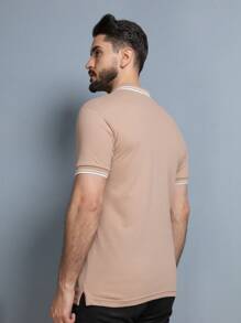 Men Polo Shirts - Khaki - View 4