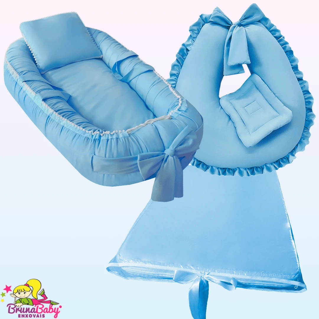 Baby Crib Mattresses - 淺藍色 - 查看 1