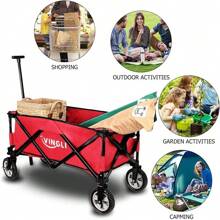 Garden Carts - Red - View 8