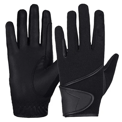 1雙男女通用全季馬術手套,適用於騎馬,跑步,戶外活動,駕駛,騎車,運動,園藝