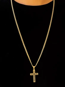 Men's Pendant Necklaces - 金色 - 查看 1