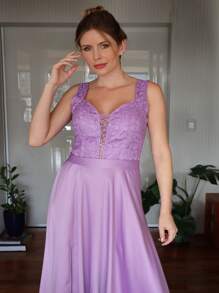 Women Prom & Evening Dresses - Lila Púrpura - Ver 6