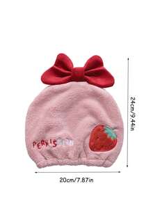 1入新款男性卡通厚吸水頭髮帽,可愛浴帽