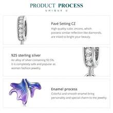 WOSTU 海洋動物系列diy珠寶,1件925純銀海豚,海龜幸運鯉垂飾珠子吊墜,適用於女士手鐲手鍊項鍊diy製作