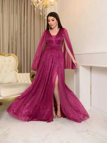 Bridesmaid Dresses - 紅木色 - 查看 3