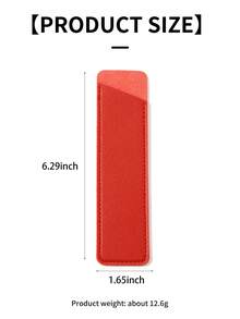 Hình chữ nhật Hình dạng Đỏ  Da giả Bút Cái túi Với Một Bút Slot , Hàn Quốc Phong cách Creative Da Hộp bút Đối với Sinh viên - Đỏ - Xem 6