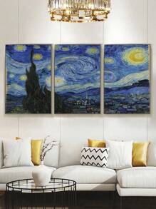 3 Cái/bộ Canvas Áp Phích, Tranh Vẽ, Thiết Kế Đơn Giản, Trang Trí Nhà Cửa, Quà Tặng Cho Bạn Bè, Cho Phòng Khách, Phòng Ngủ, Văn Phòng, Nhà Bếp Nhà Hàng Nghệ Thuật Treo Tường Trang Trí, Tranh Chống Thấm Nước, In, Tác Phẩm Nghệ Thuật, Không Gọng - nhiều màu - Xem 9