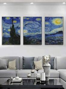 3 Cái/bộ Canvas Áp Phích, Tranh Vẽ, Thiết Kế Đơn Giản, Trang Trí Nhà Cửa, Quà Tặng Cho Bạn Bè, Cho Phòng Khách, Phòng Ngủ, Văn Phòng, Nhà Bếp Nhà Hàng Nghệ Thuật Treo Tường Trang Trí, Tranh Chống Thấm Nước, In, Tác Phẩm Nghệ Thuật, Không Gọng - nhiều màu - Xem 8